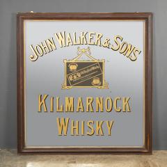 Antique 20thC John Walker Highland Whisky Mirror c 1900 - 2639595