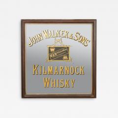 Antique 20thC John Walker Highland Whisky Mirror c 1900 - 2644995