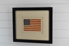 Antique 38 Star American Flag Framed - 2597823