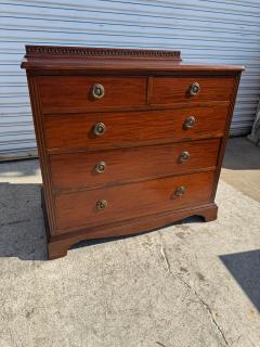 Antique 4 Drawer Walnut Chest - 4323164