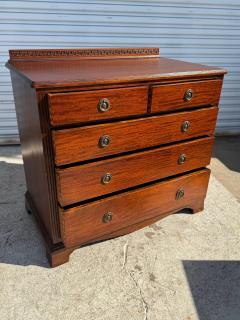 Antique 4 Drawer Walnut Chest - 4323265