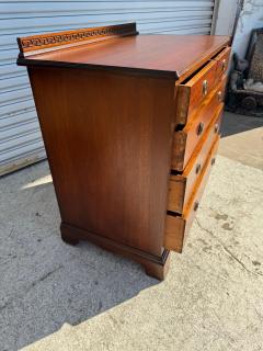Antique 4 Drawer Walnut Chest - 4323273
