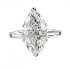 Antique 4 carat Marquise Cut Diamond Ring - 4648072