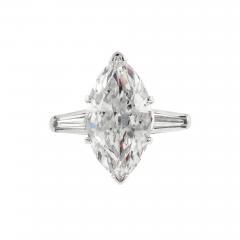 Antique 4 carat Marquise Cut Diamond Ring - 4648073
