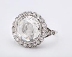 Antique 5 ct Rose Cut Diamond Ring - 1029572