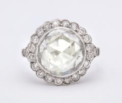 Antique 5 ct Rose Cut Diamond Ring - 1029573