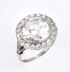 Antique 5 ct Rose Cut Diamond Ring - 1029578