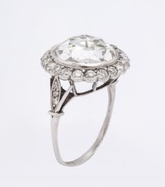 Antique 5 ct Rose Cut Diamond Ring - 1029579