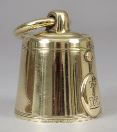 Antique 7 Lb Weight Brass Inkwell - 1621944