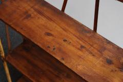 Antique Aesthestic Movement Bamboo Three Tier Shelf Etagere Bookcase - 4365696