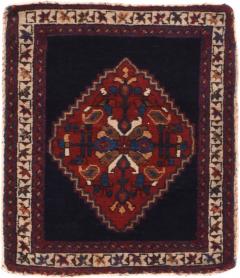 Antique Afshar Rug 17 x 22  - 4287780