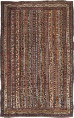 Antique Afshar Rug 4 0 x 6 2  - 4591738