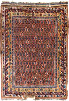 Antique Afshar Rug 4 3 x 6 0  - 4591761
