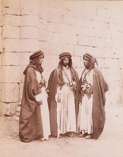 Antique Albumen Photo of Middle Eastern Men circa 1870 - 2804473