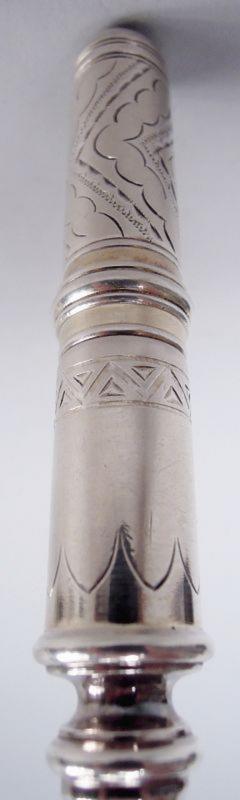 Antique American Aesthetic Japonesque Sterling Silver Scoop - 4380966