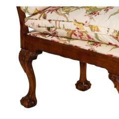 Antique American Chippendale Mahogany Chaise Lounge Daybed - 4397873