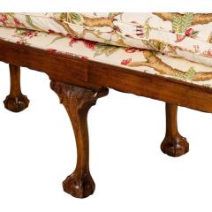 Antique American Chippendale Mahogany Chaise Lounge Daybed - 4397876