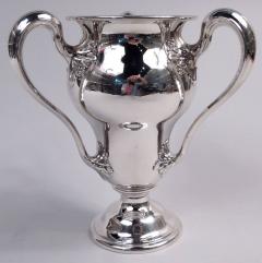 Antique American Edwardian Art Nouveau Sterling Silver Trophy Cup - 4228441