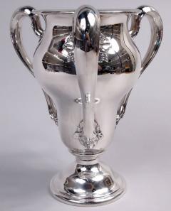 Antique American Edwardian Art Nouveau Sterling Silver Trophy Cup - 4228472