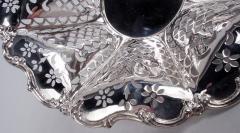 Antique American Edwardian Classical Pierced Sterling Silver Bowl - 3984328