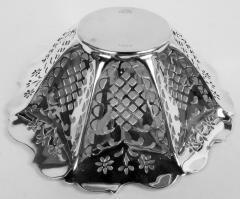 Antique American Edwardian Classical Pierced Sterling Silver Bowl - 3984332