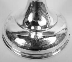 Antique American Edwardian Classical Sterling Silver 18 Inch Vase - 3769985