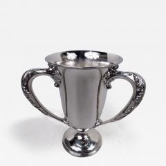 Antique American Edwardian Classical Sterling Silver Loving Cup Trophy - 3771633