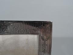 Antique American Edwardian Sterling Silver Picture Frame - 3748706