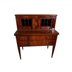 Antique American Federal Secretary Desk W Tambour Doors - 4722792