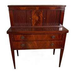 Antique American Federal Secretary Desk W Tambour Doors - 4722793