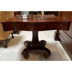 Antique American Flame Mahogany Game Table - 3180886