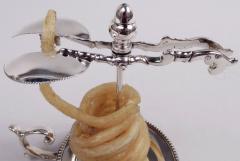 Antique American Gilded Age Georgian Sterling Silver Wax Jack 1897 - 4117601