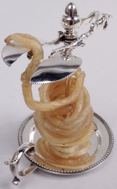 Antique American Gilded Age Georgian Sterling Silver Wax Jack 1897 - 4117602