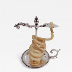 Antique American Gilded Age Georgian Sterling Silver Wax Jack 1897 - 4120236