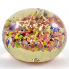 Antique American Glass Paperweight To My Friend  - 139533