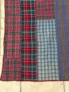 Antique American Lancester County Log Cabin Barn Raising Quilt with Boro Backing - 4430322