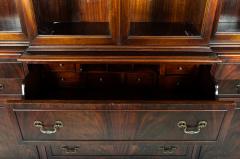 Antique American Mahogany Cabinet Hutch - 316292