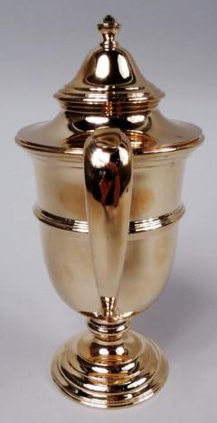 Antique American Neoclassical 14K Gold Covered Urn Trophy Cup - 3774955