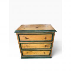 Antique American Rustic Pine Painted Vest of Drawers Dresser - 4762460