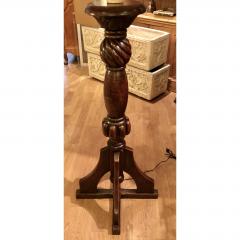 Antique American Rustic Wood Floor Lamp Glenn Campbell Country Estate - 1734645