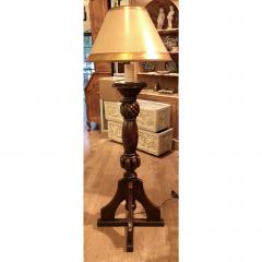Antique American Rustic Wood Floor Lamp Glenn Campbell Country Estate - 1734646