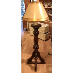 Antique American Rustic Wood Floor Lamp Glenn Campbell Country Estate - 1734647