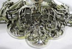 Antique American Victorian Rococo Silver Gilt Centerpiece Bowl - 4388439