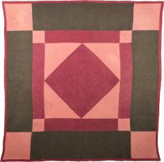 Antique Amish Dimond Quilt with Provenance - 4018347