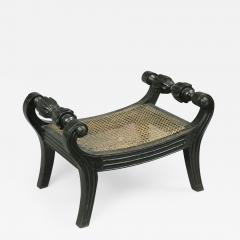 Antique Anglo Indian Ebony Footstool - 843771