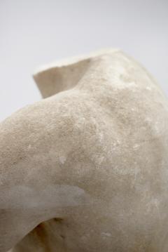 Antique Apoxyomenos male marble torso sculpture white Carrara marble XIX sec  - 2338805