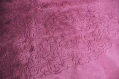 Antique Art Deco Carpet Solid Light Purple 89 x 116  - 3967787