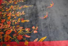 Antique Art Deco Carpet The happy World 88 x 114  - 3967757