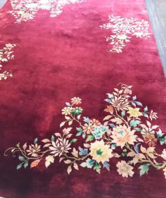 Antique Art Deco Chinese Carpet 66 96  - 3967576
