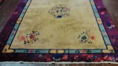 Antique Art Deco Chinese Carpet - 3967871